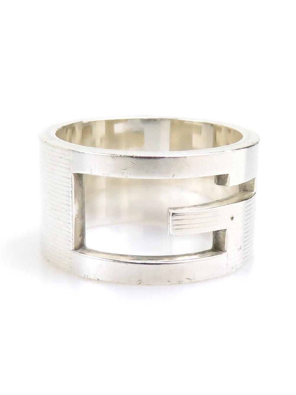 Auth Gucci G Logo Ring Silver - #345755G94B